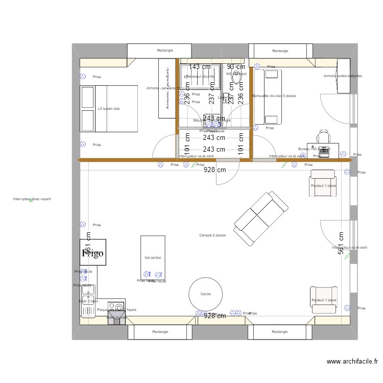 maison bonne taille. Plan de 0 pièce et 0 m2