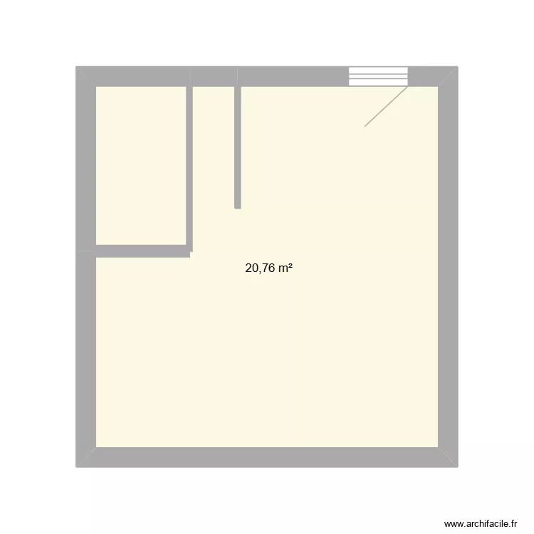 ST-G 1er salle salle do-actuel. Plan de 1 et 21 m² ST-G 1er salle salle do-actuel. Plan de 1 et 21 m²