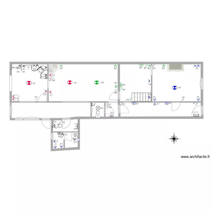 Rez Eclairage 27 juillet. Plan de 