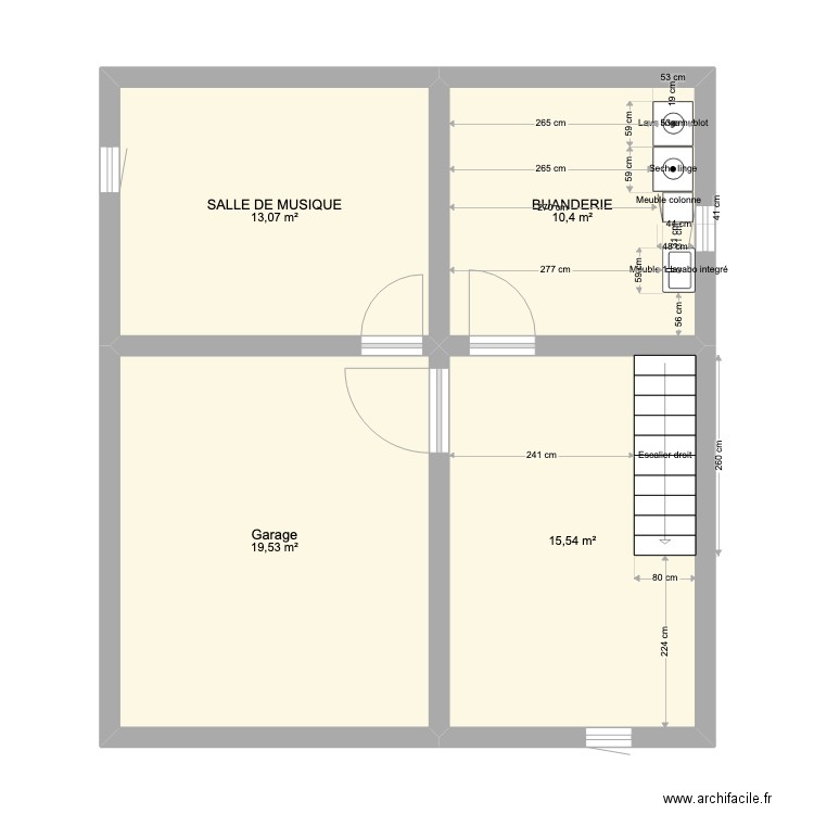 PLAN 3 PETITE OUVERTURE MODIF. Plan de 17 pièces et 236 m2