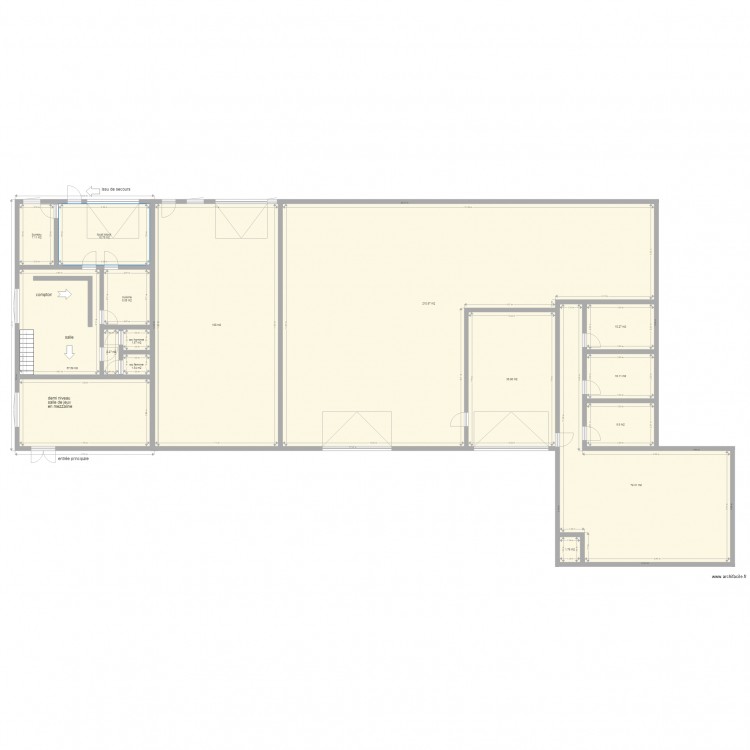 projet . Plan de 0 pièce et 0 m2