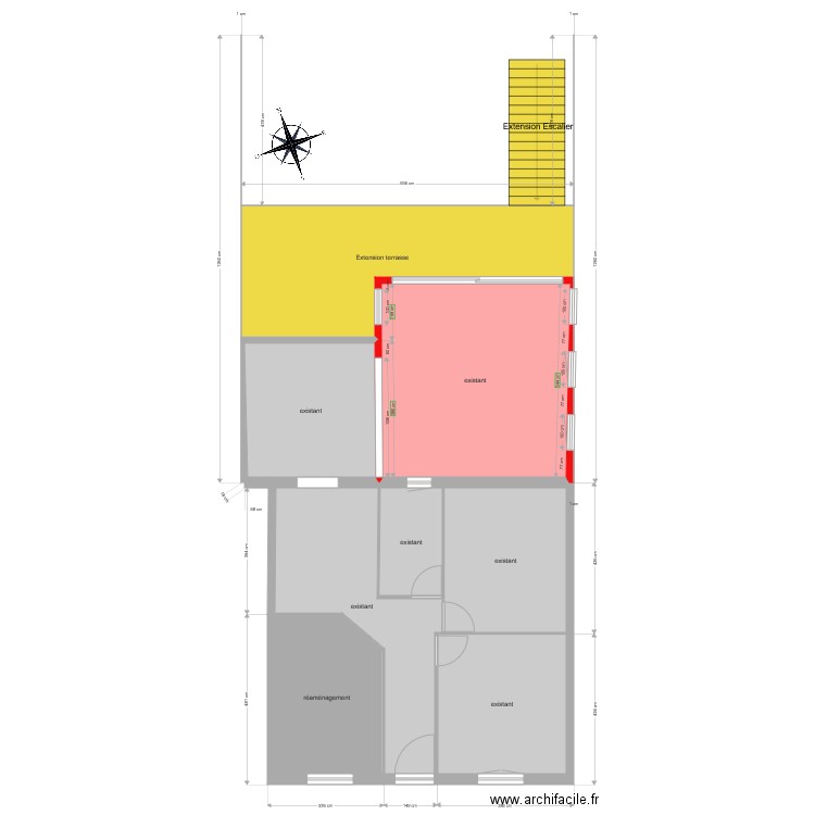 extension potok urgent. Plan de 0 pièce et 0 m2