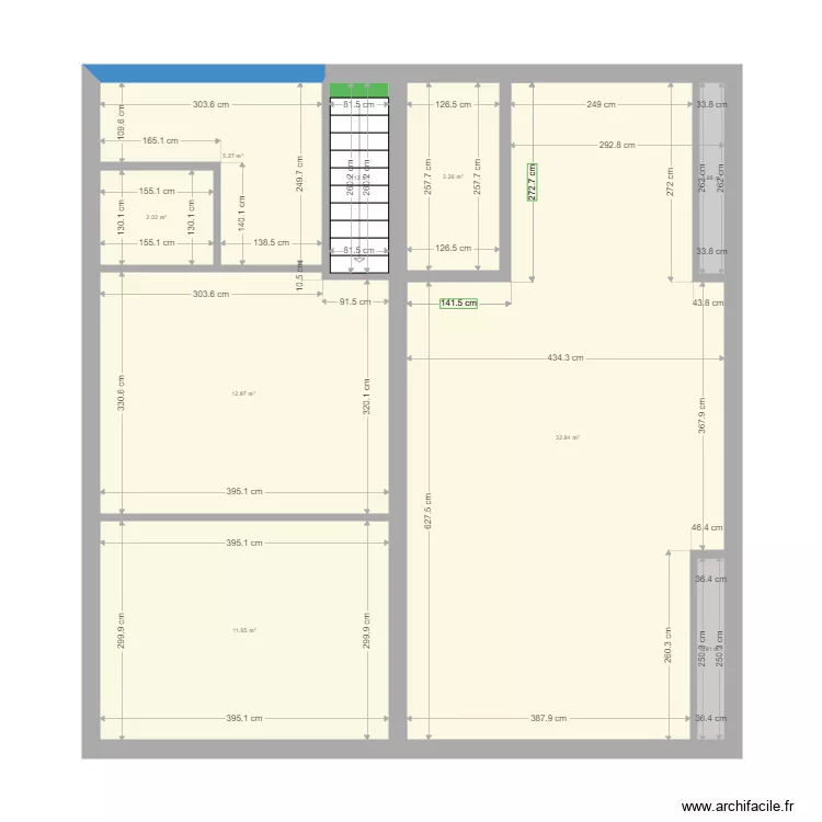 j&eacute;rem. Plan de 