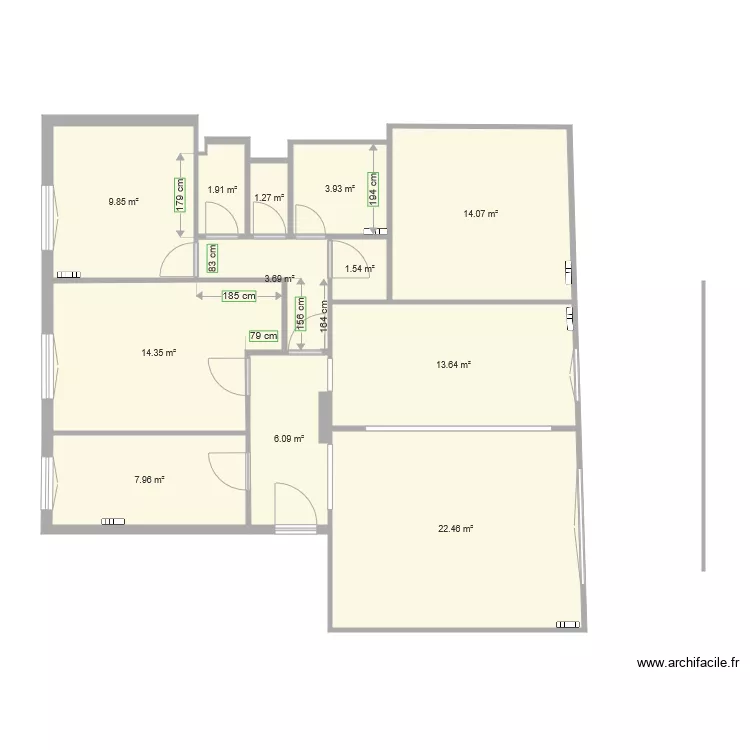 Al&eacute;sia. Plan de 