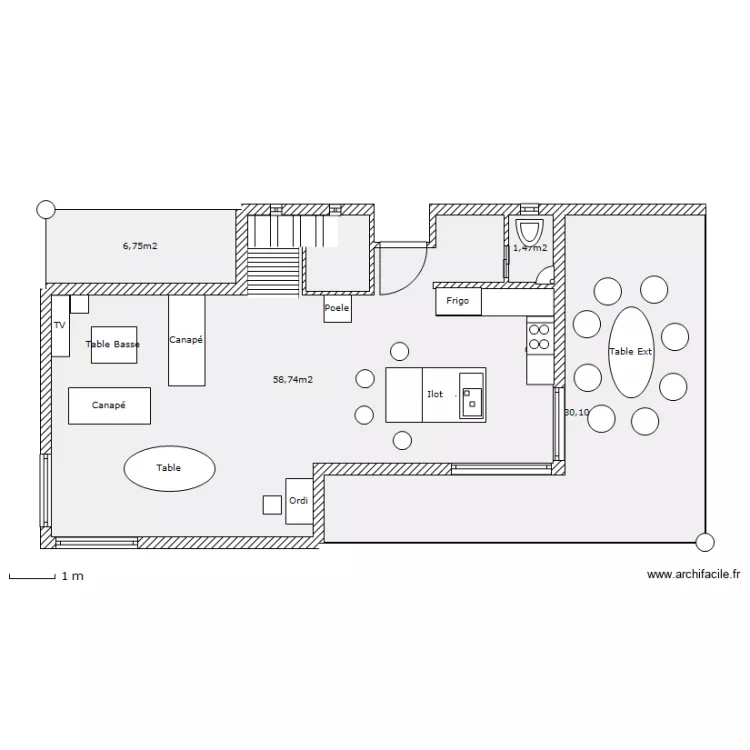 Maison Const 280214 sans cotes. Plan de 