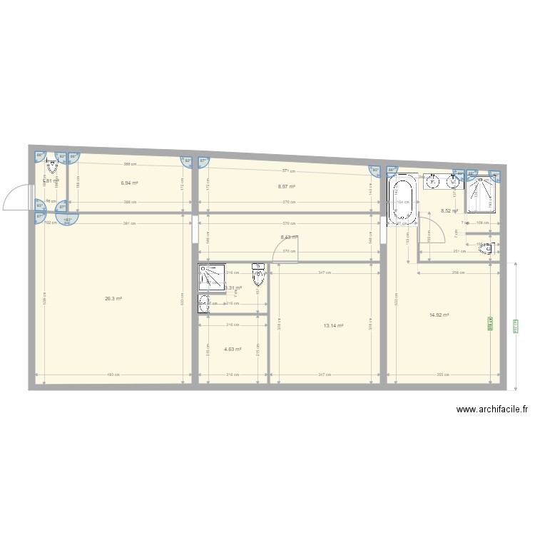 plan maison SCI NJ version 2. Plan de 0 pièce et 0 m2