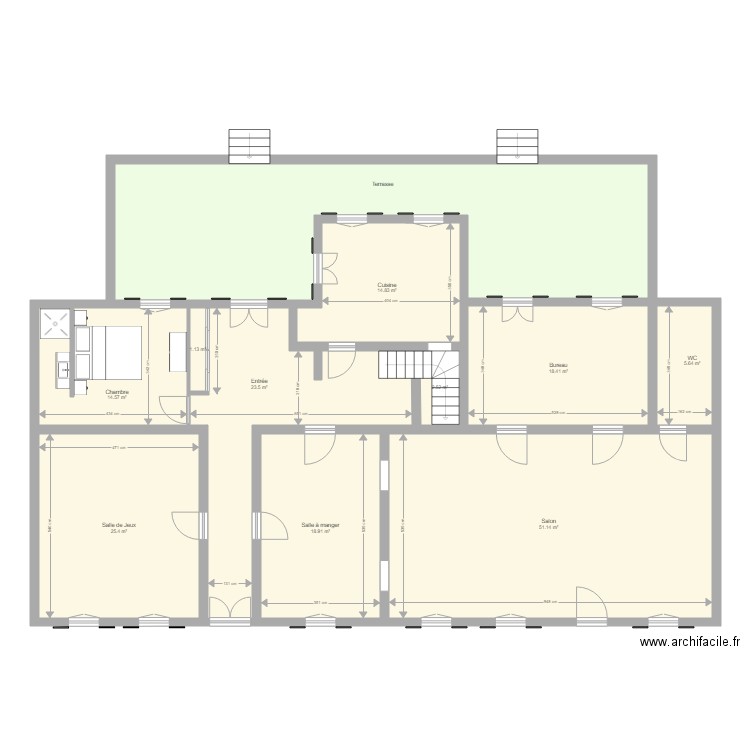 Rethondes Projet Rdc. Plan de 0 pièce et 0 m2