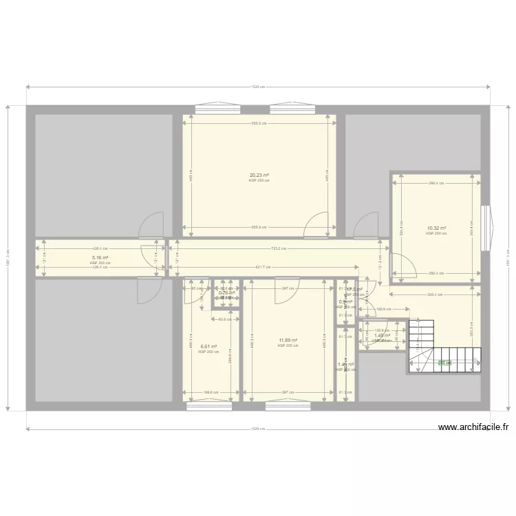 PLAN ROSIERE ETAGE. Plan de 