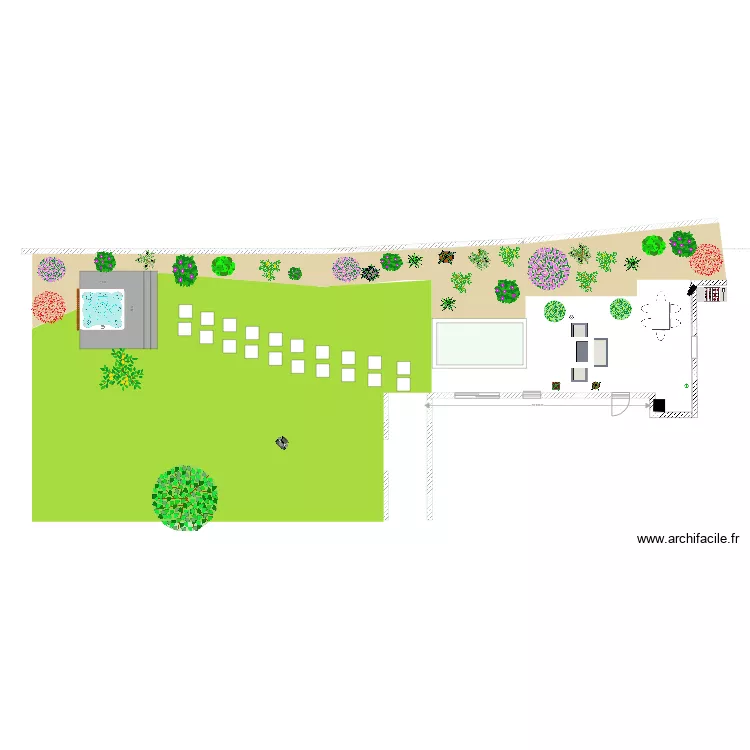Terrasse VII. Plan de 