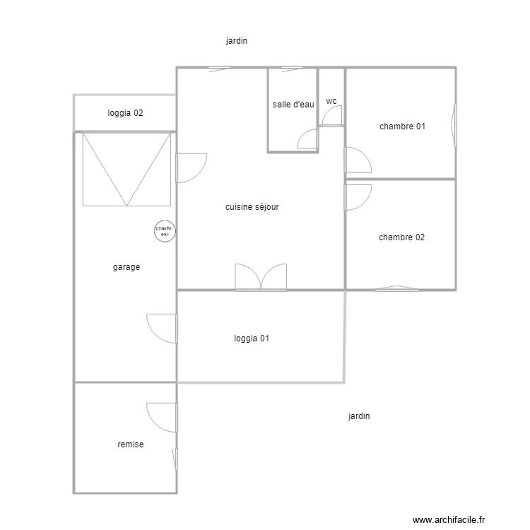 croze am. Plan de croze am. Plan de