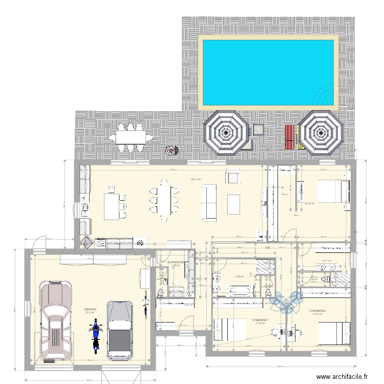 MAISON3. Plan de 0 pièce et 0 m2