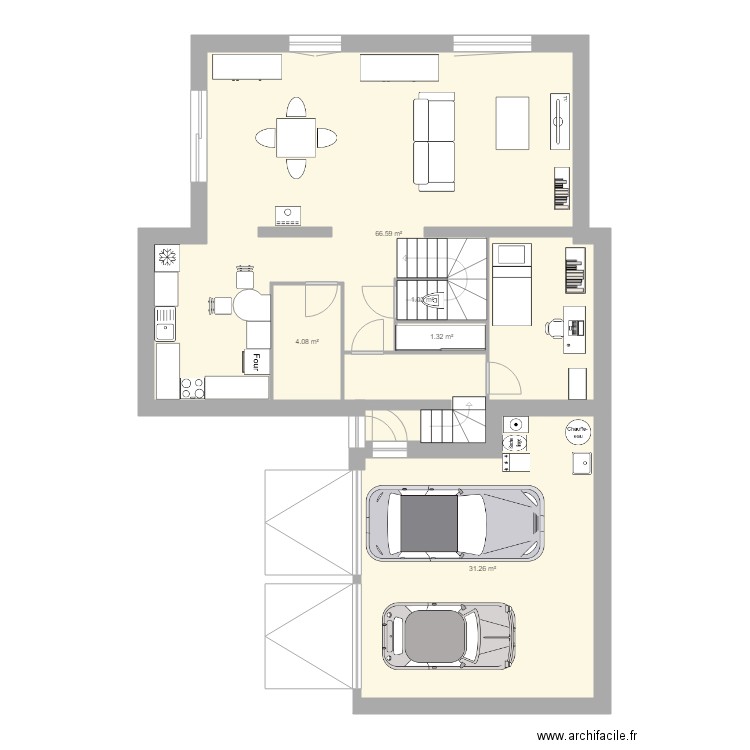 Maison Feng Shui. Plan de 0 pièce et 0 m2