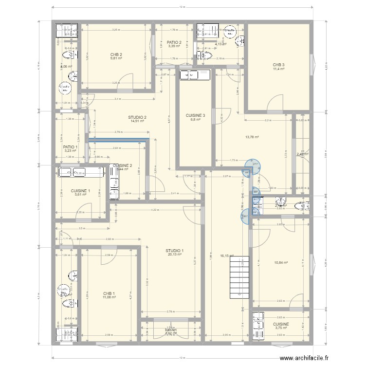 GY 1ER ET 2ETG  2 JUILLET 2022. Plan de 0 pièce et 0 m2