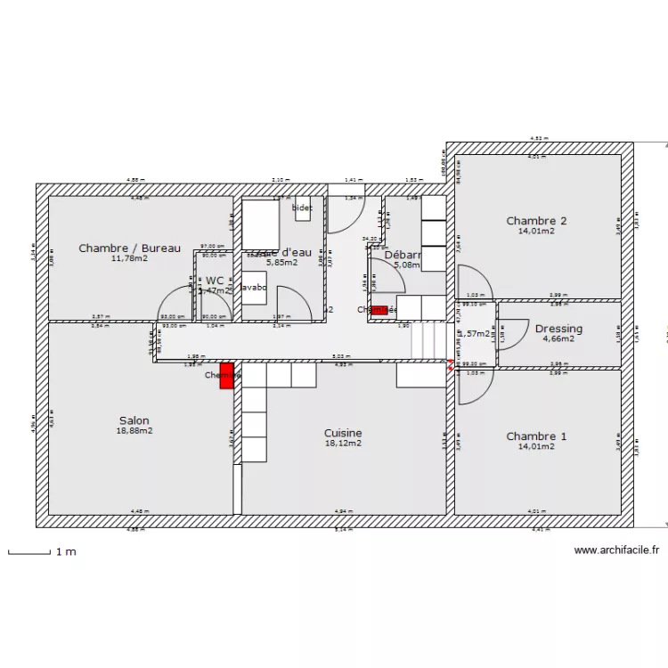 Maison-Etage-24-03-b. Plan de 