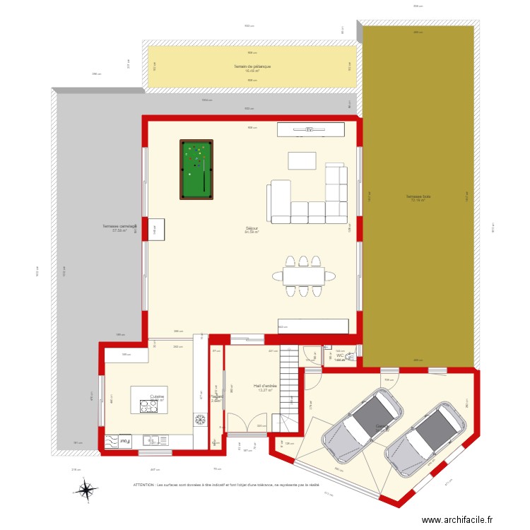 BI 2254 rdc coté. Plan de 0 pièce et 0 m2