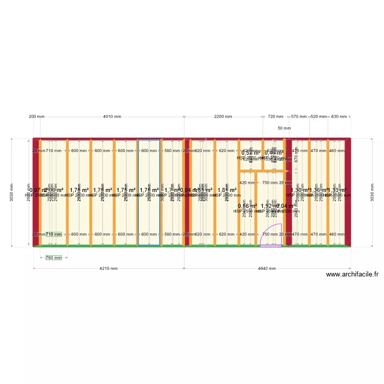 PENT BAS-AIRE DE STATIONNEMENT & BUCHER. Plan de 