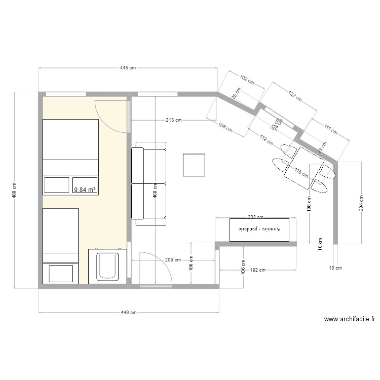 APPART. Plan de 0 pièce et 0 m2
