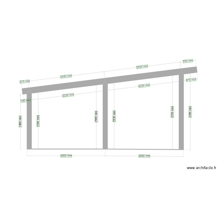 Profil Bodega. Plan de 0 pièce et 0 m2