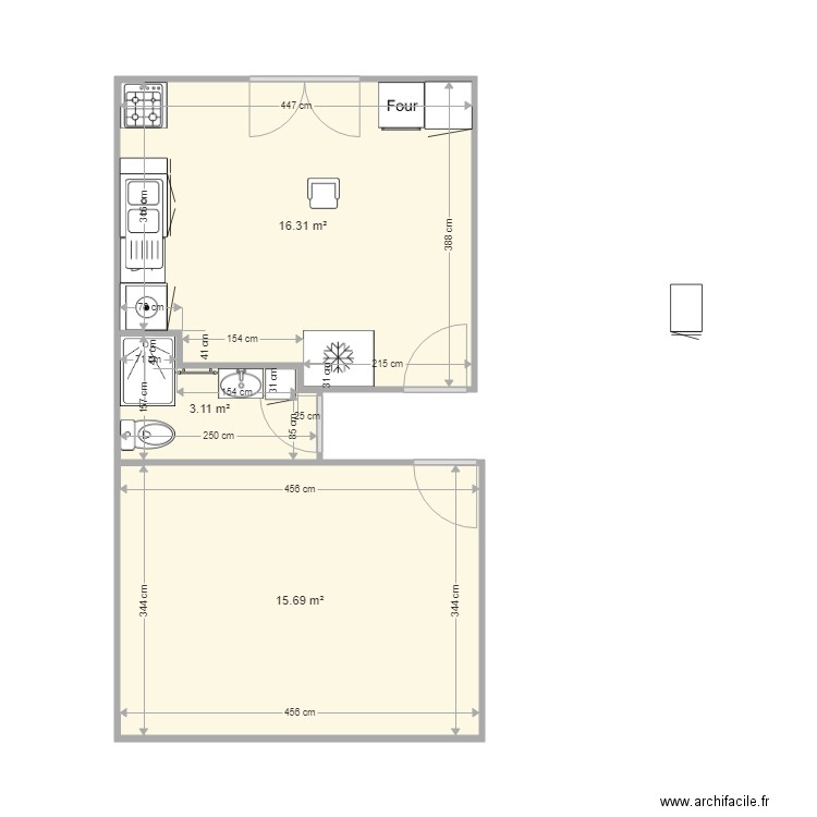 CUISINE MIMA PROJET. Plan de 0 pièce et 0 m2