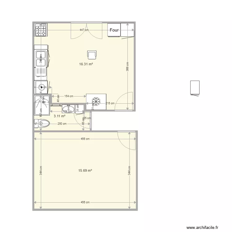 CUISINE MIMA PROJET. Plan de 