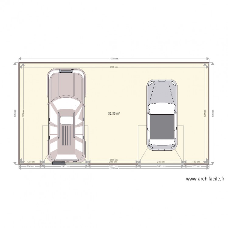 GARAGE intérieur. Plan de 0 pièce et 0 m2