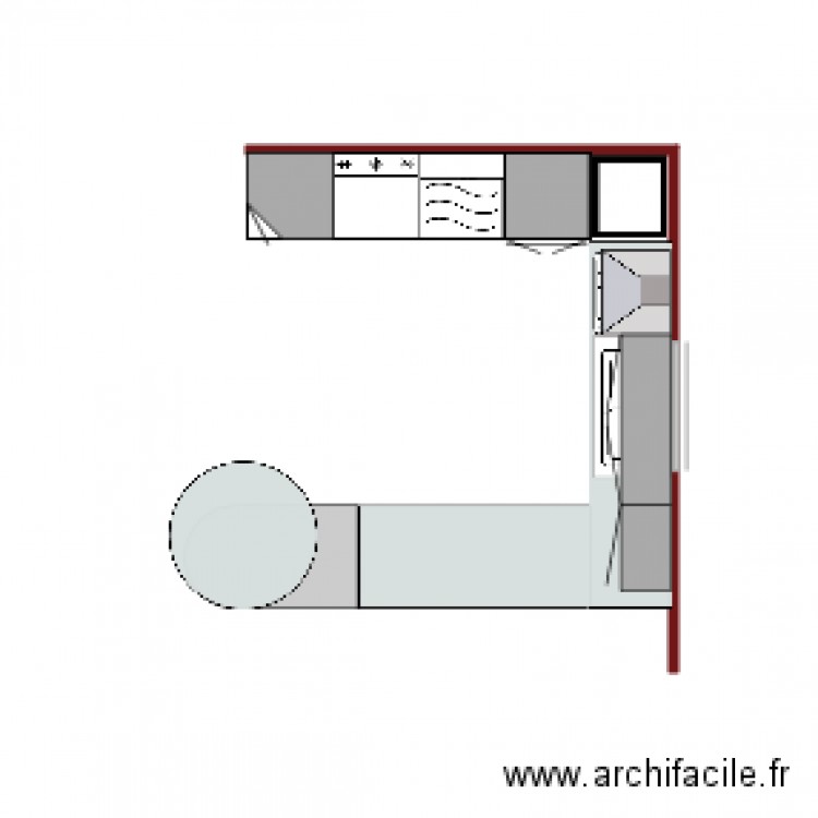 2 elements hauts. Plan de 0 pièce et 0 m2