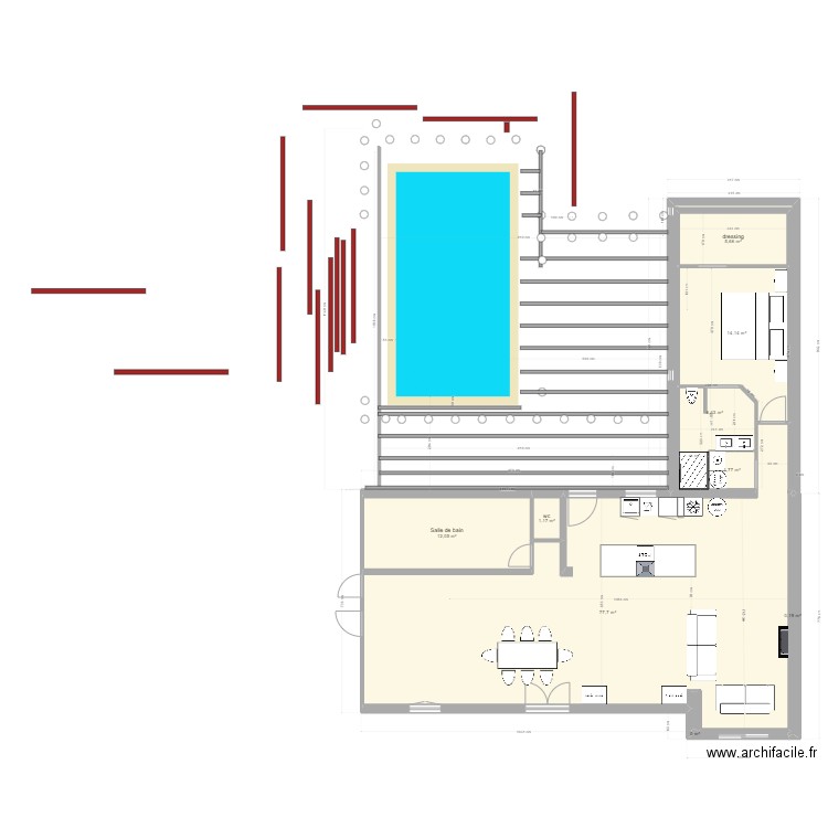terasse 15-02-2023. Plan de 0 pièce et 0 m2