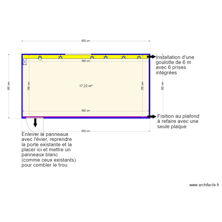 Schoonbroodt Hydraulics. Plan de 1 pièce et 17 m2