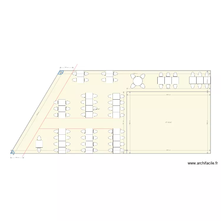 Am&eacute;nagement Place. Plan de 
