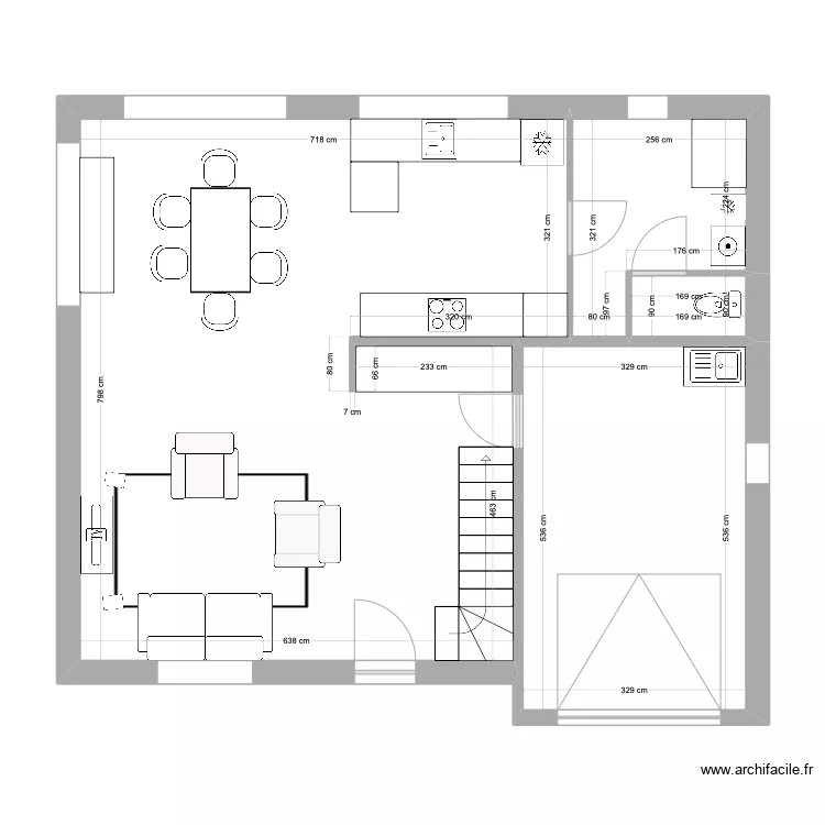 plan 4 cuisine r&eacute;duite 4. Plan de 