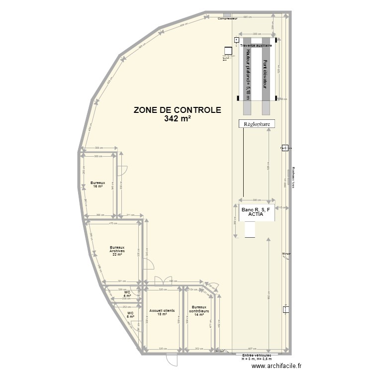 CCT VL SAINT SAULVE. Plan de 7 pièces et 421 m2