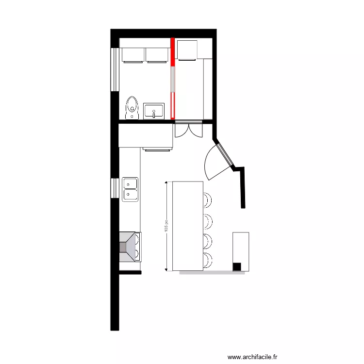 rachelle cuisine1. Plan de 
