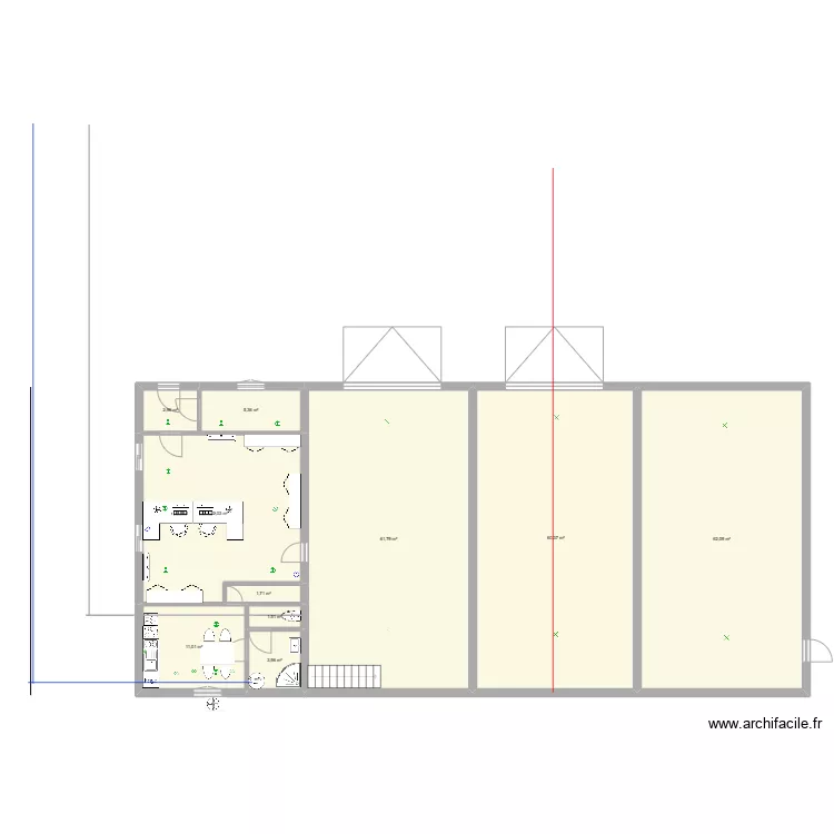 plan entrepot. Plan de 