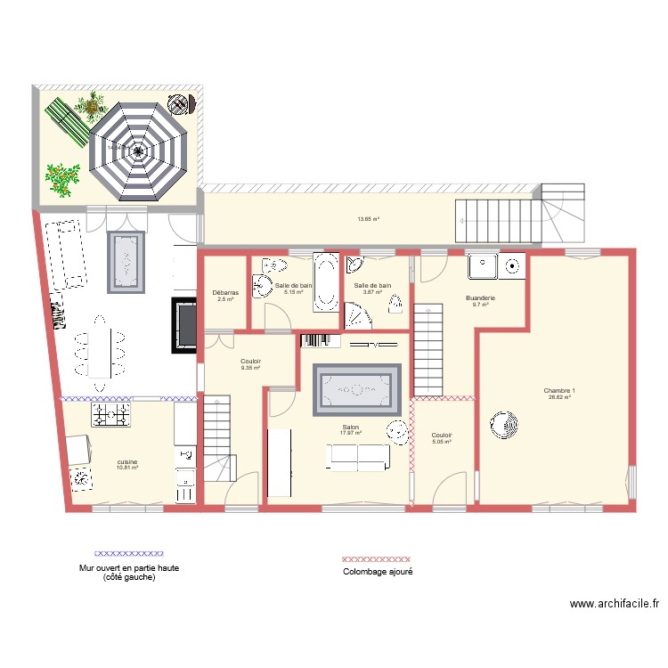 Plan Emmanuelle. Plan de 0 pièce et 0 m2