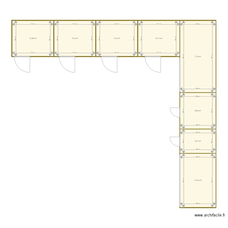 boxes v1. Plan de 0 pièce et 0 m2