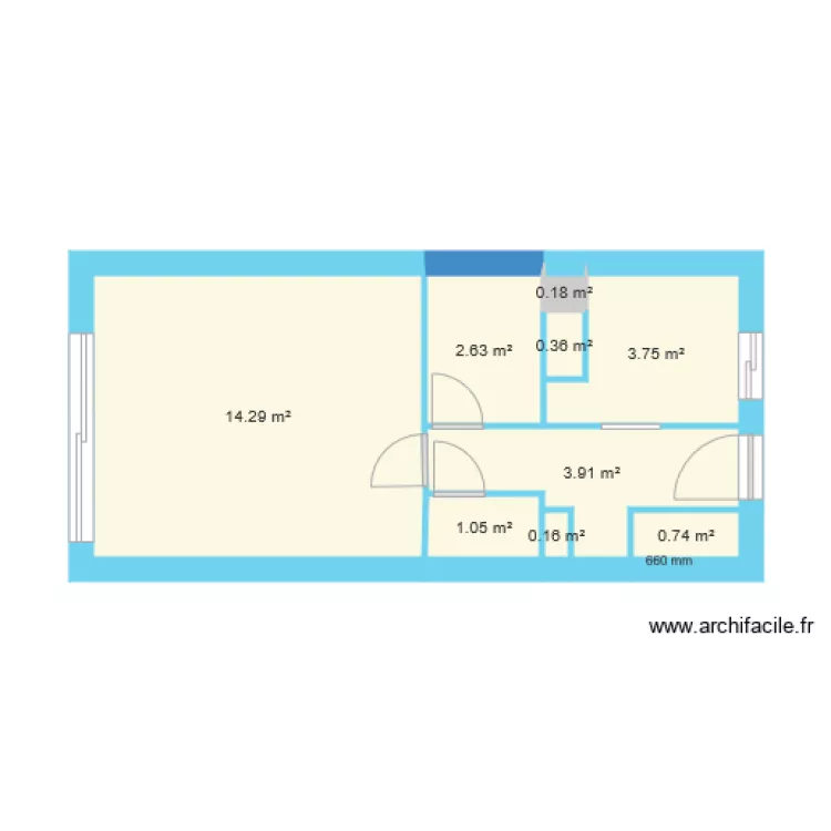 asile1 cotes. Plan de 