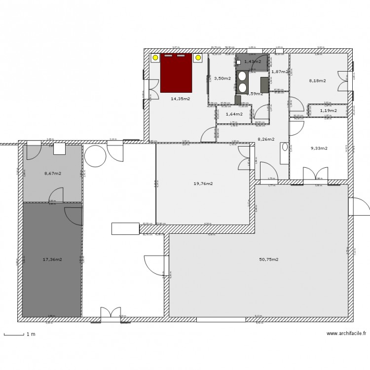 house4. Plan de 0 pièce et 0 m2