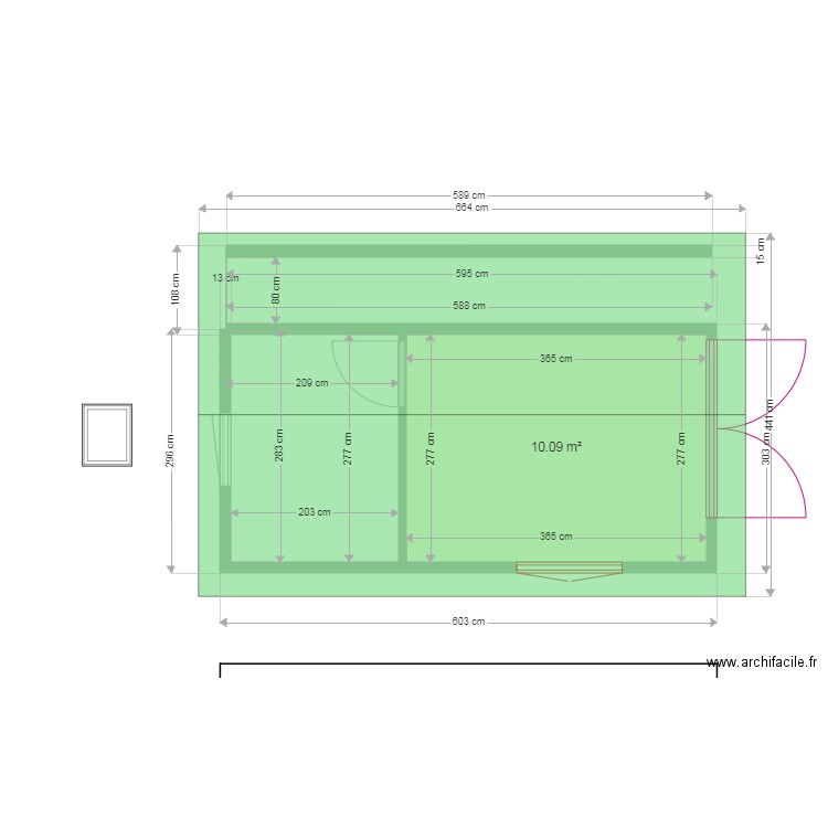 piegay 21. Plan de 0 pièce et 0 m2