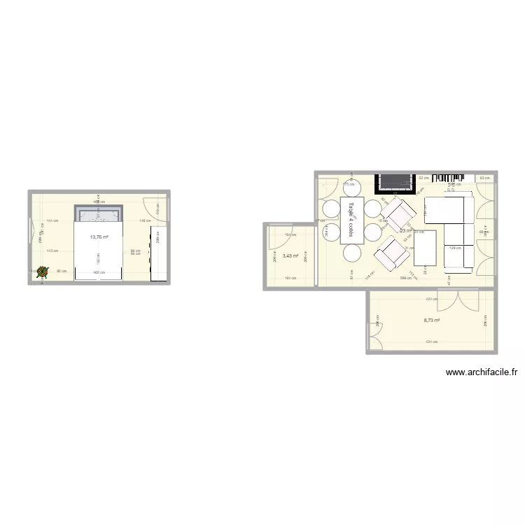 Appartement Johan 2. Plan de 