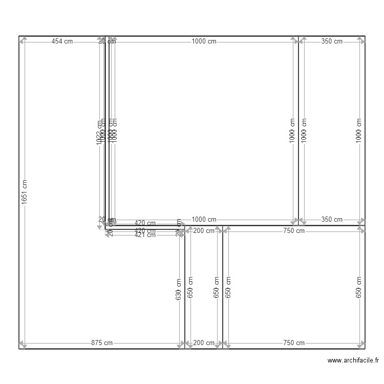 Plan devanture oiginies 2. Plan de 0 pièce et 0 m2