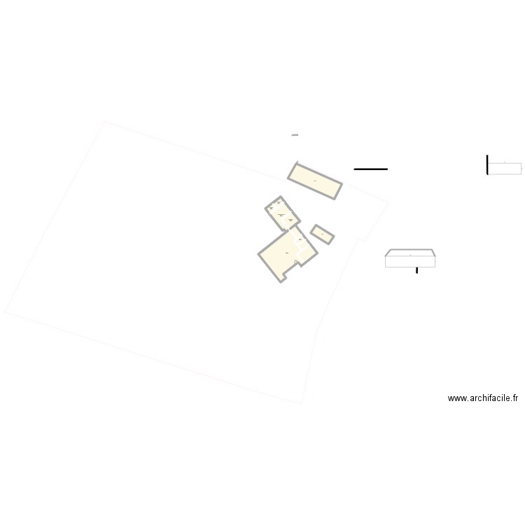 trets. Plan de 8 pièces et 220 m2