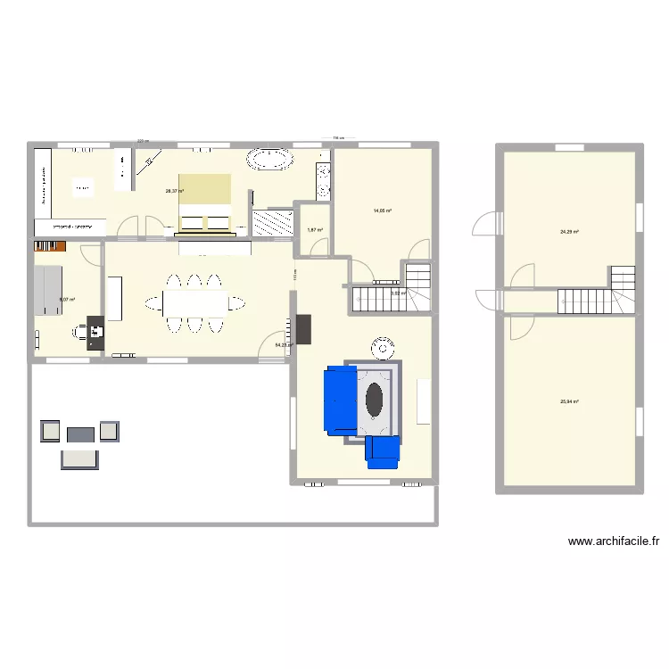 Plan Maison Verberie. Plan de 