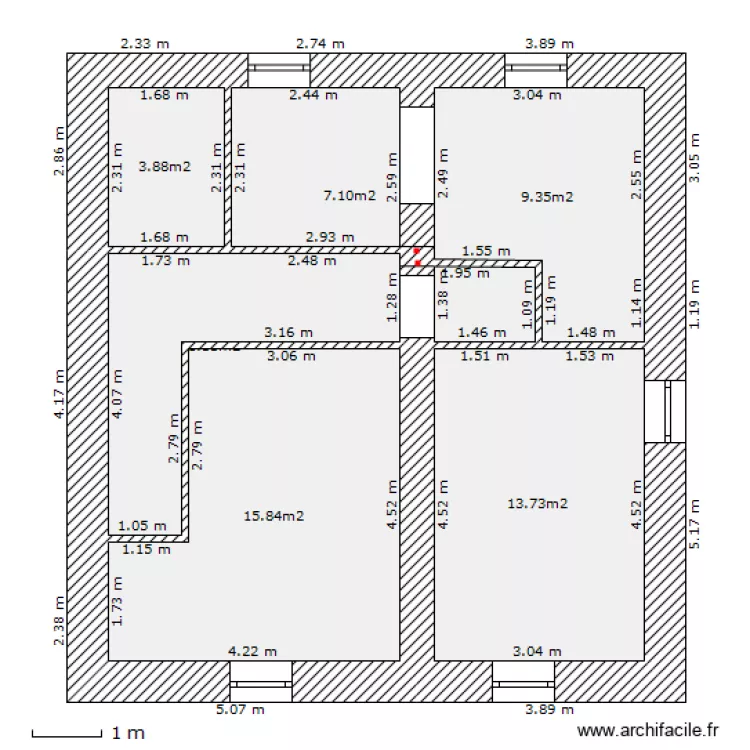 St Silvain 01. Plan de St Silvain 01. Plan de