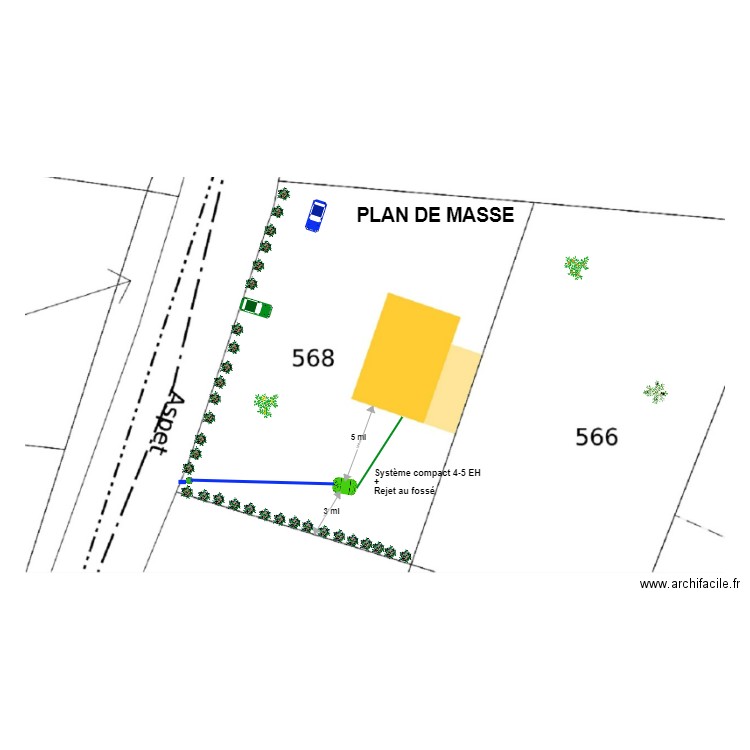 De Biagi. Plan de 0 pièce et 0 m2