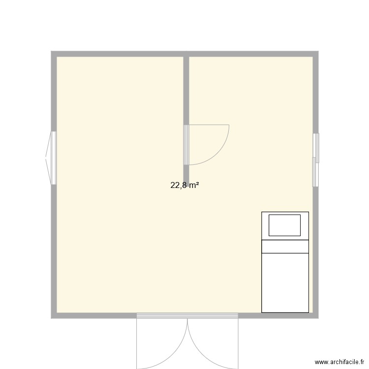 Plan 3D. Plan de 0 pièce et 0 m2