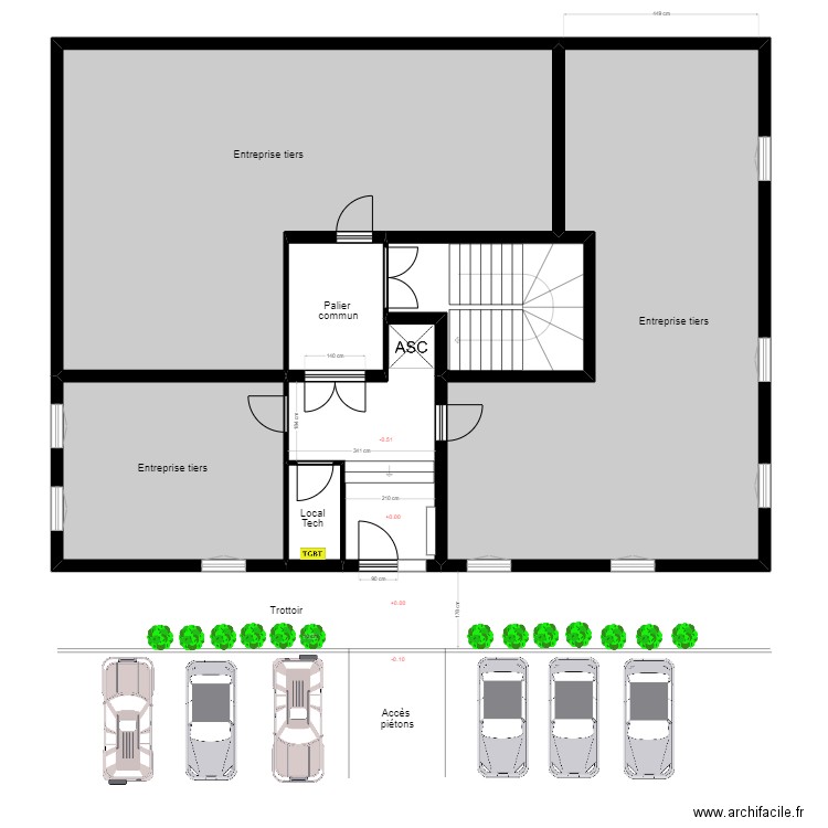 UTIF actuel. Plan de 0 pièce et 0 m2