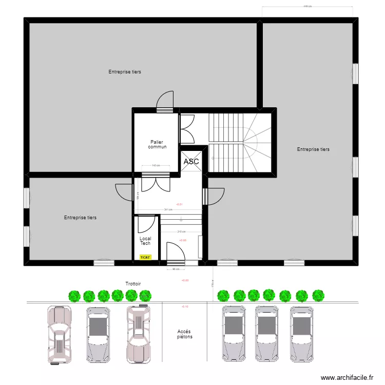UTIF actuel. Plan de 