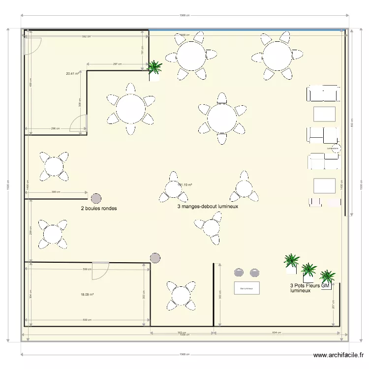 espace affaire def. Plan de 