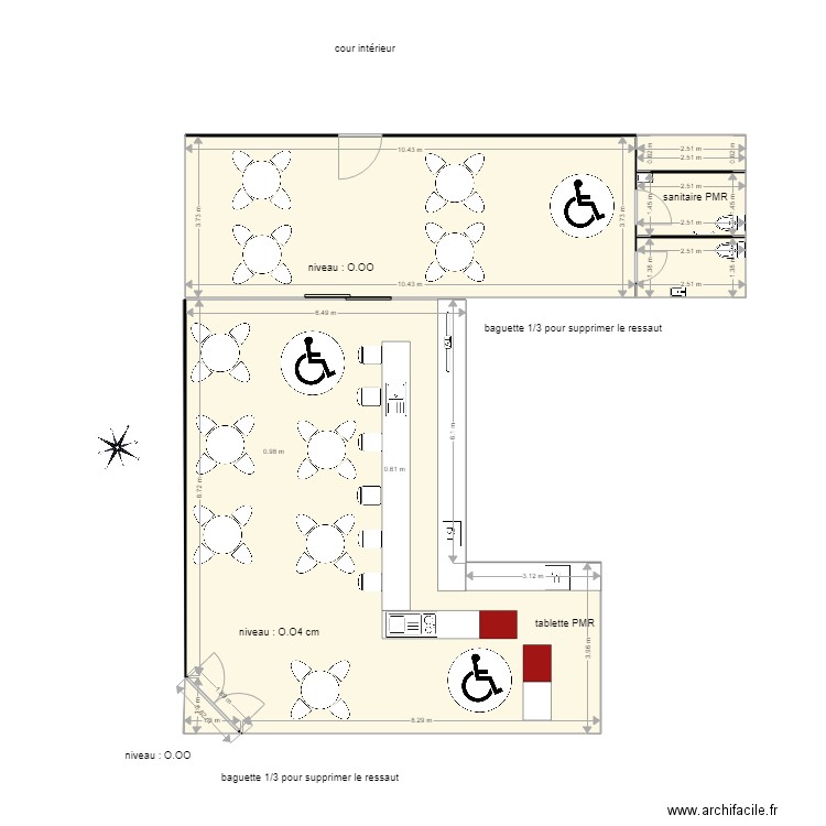 plan penalty aprrs travaux. Plan de 0 pièce et 0 m2