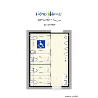 plan b&acirc;timent B projet Gar&ccedil;ons